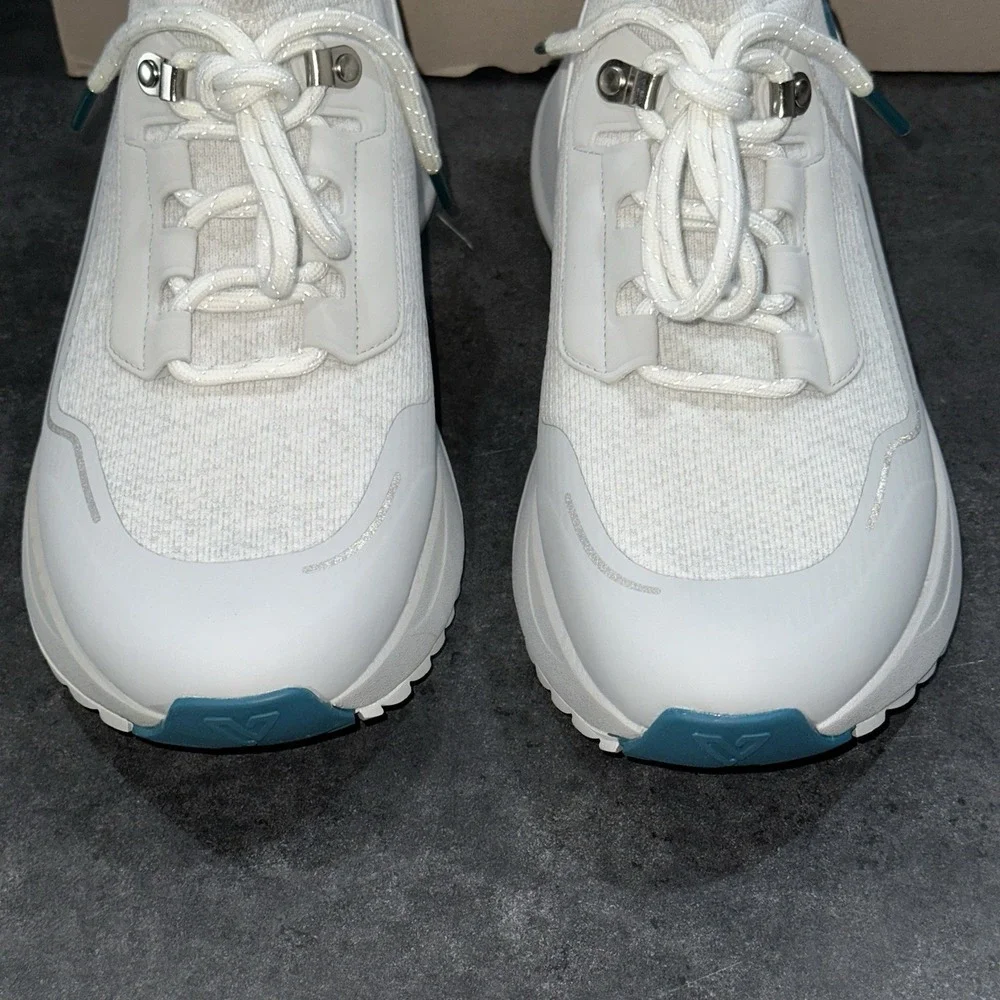 Vessi Cloudburst High Top Womens Size 9 Waterproof Sneakers Hiking Frost White - Picture 3 of 11